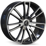 Kraze SPECTRA KR183 Gloss Black Machined wheel