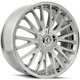 Kraze Double Down Chrome wheel