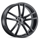 Kraze Lusso KR190 18x8 Gloss Black premium Euro wheel