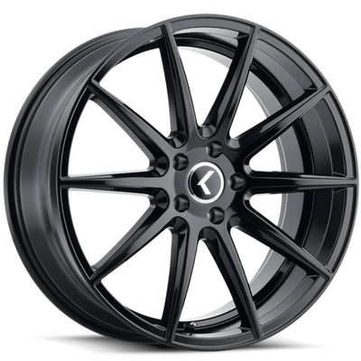 Kraze Cosmos Gloss Black wheel