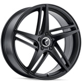 Kraze MILANO KR195 Satin Black wheel