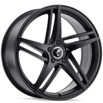 Kraze MILANO KR195 Satin Black wheel
