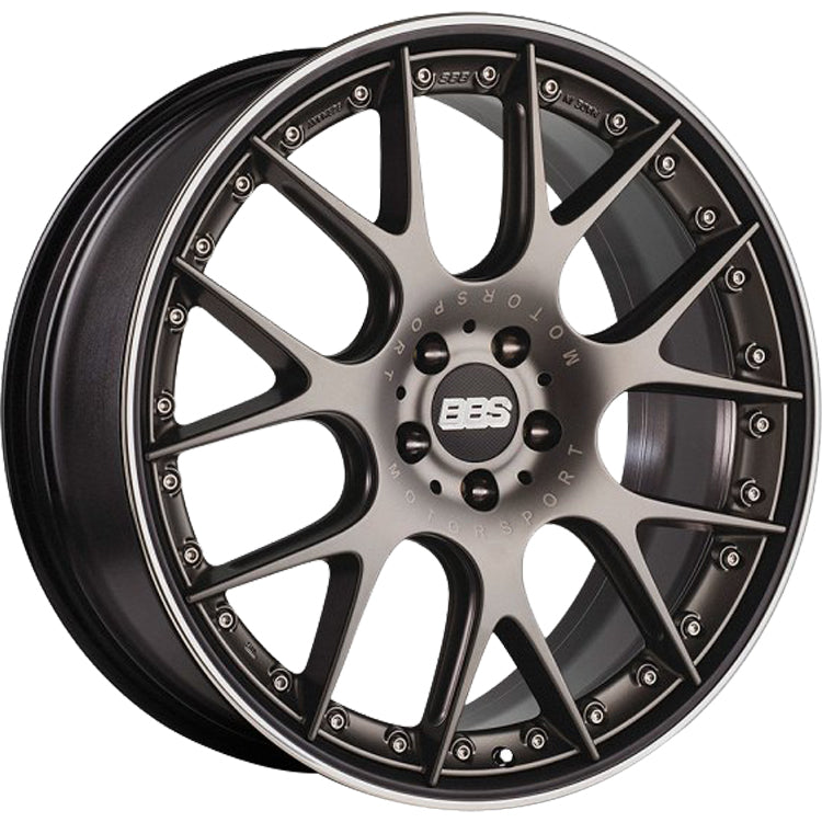 BBS CHRII Platinum/Black/Polished wheel
