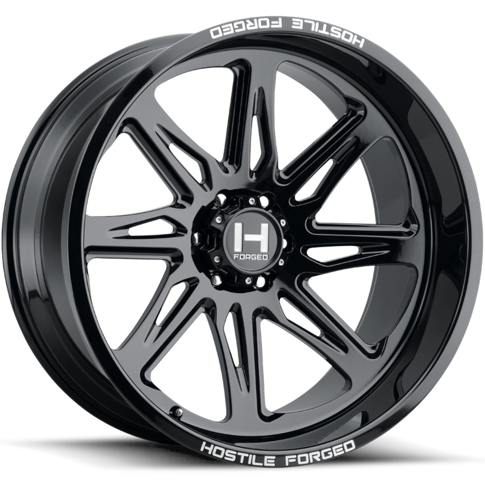 Hostile Forged HF07 TOMAHAWK Black wheel