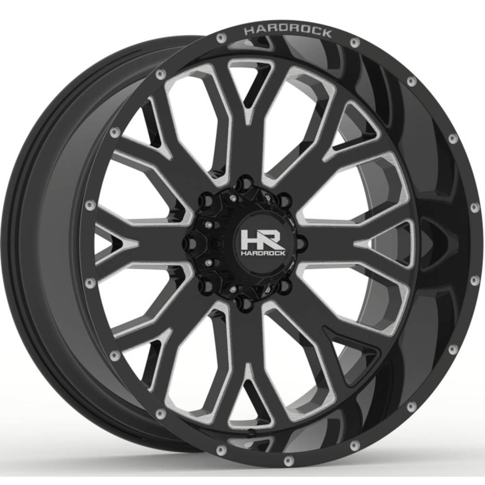 Hardrock Slammer Xposed Black/Machined wheel