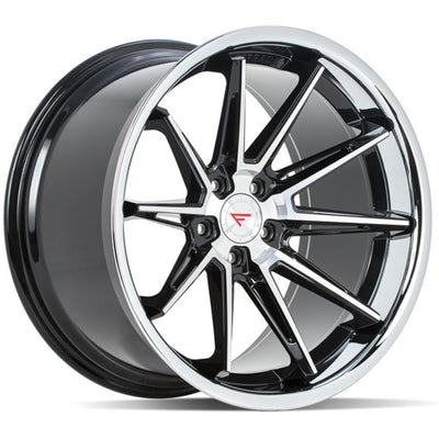 Ferrada CM2 Black/Machined/Chrome wheel