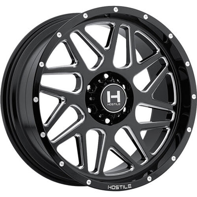 Hostile Sprocket Black/Milled wheel