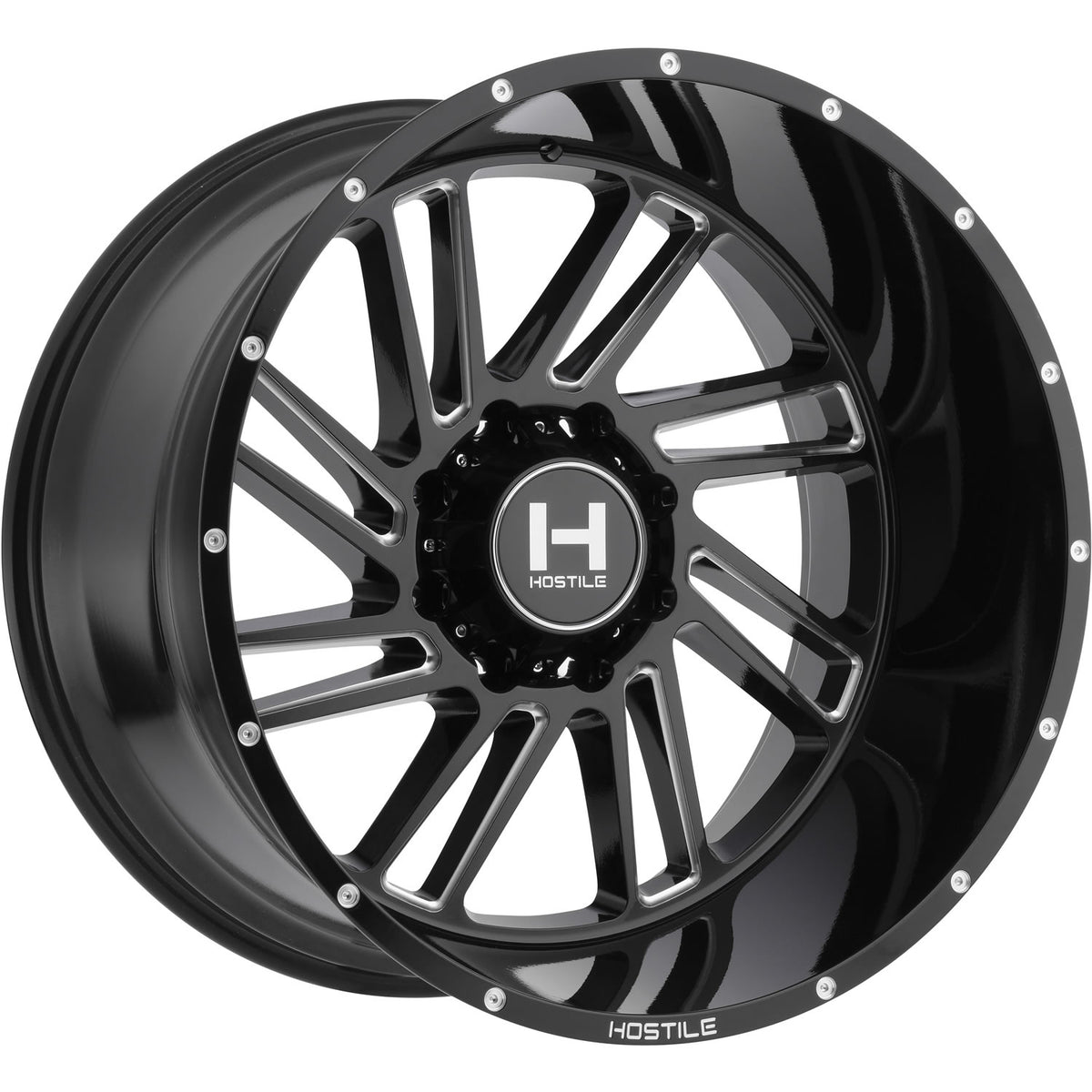 Hostile H110 STRYKER Black/Milled wheel