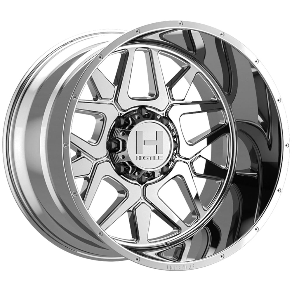Hostile H128 DIABLO Chrome wheel