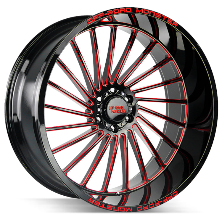 Off-Road Monster M27 Black/Red wheel