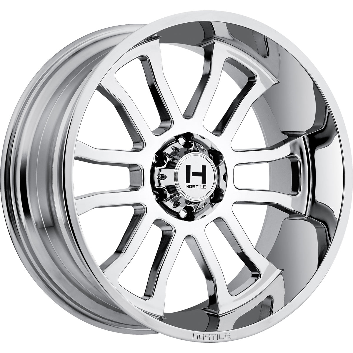 Hostile Gauntlet Chrome wheel
