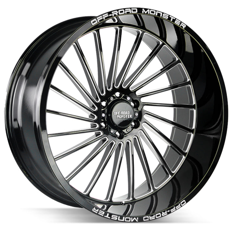 Off-Road Monster M27 Black/Machined wheel