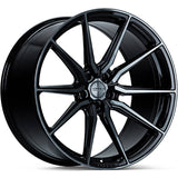 Vossen HF-3 Black/Machined wheel