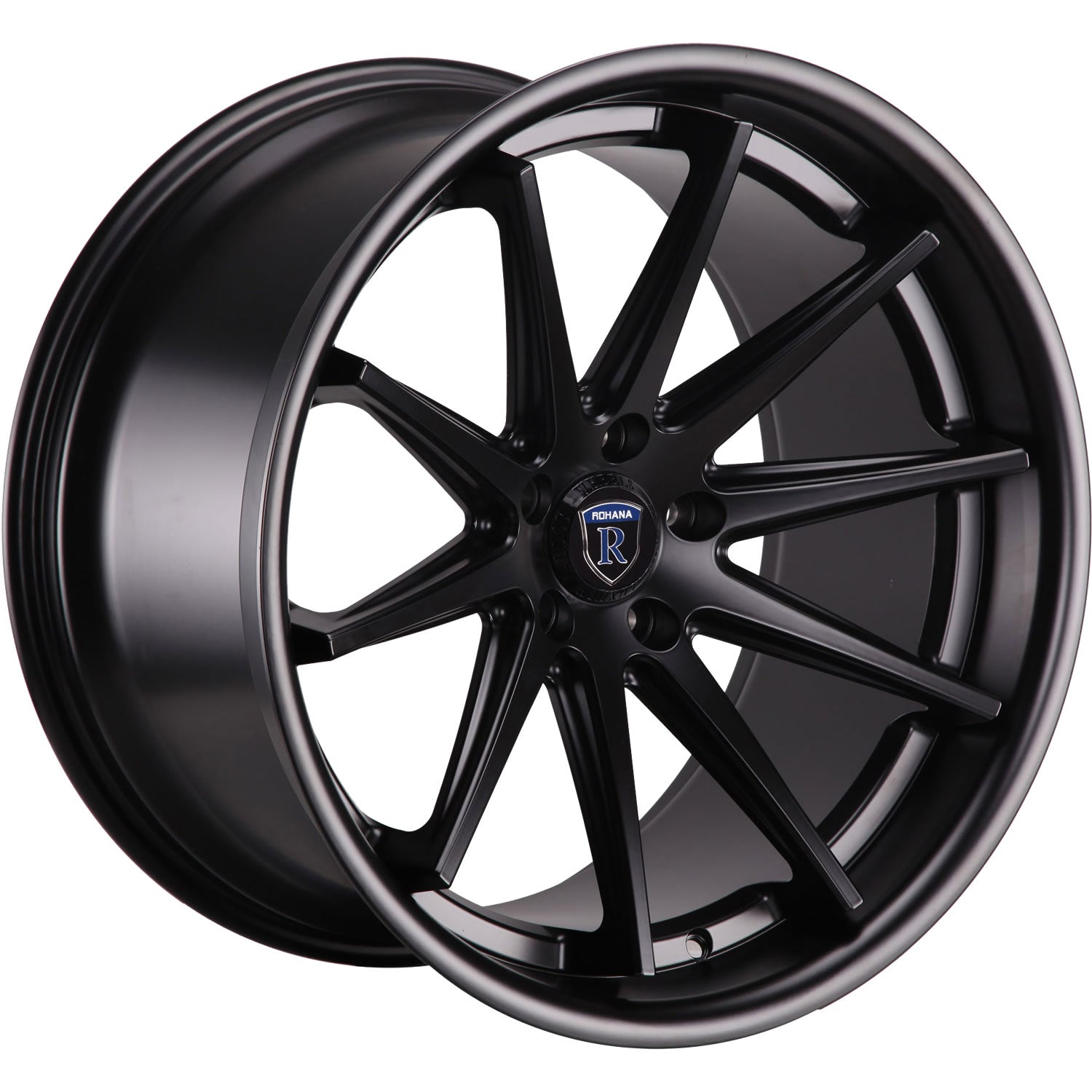 Rohana RC10 Matte Black Wheels | 19-22