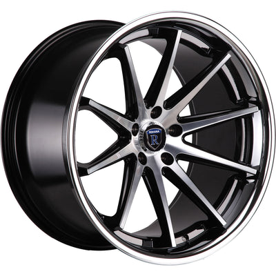 Rohana RC10 Black/Machined/Chrome wheel