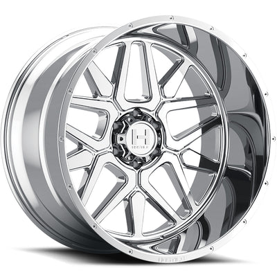 Hostile H128 DIABLO Chrome wheel