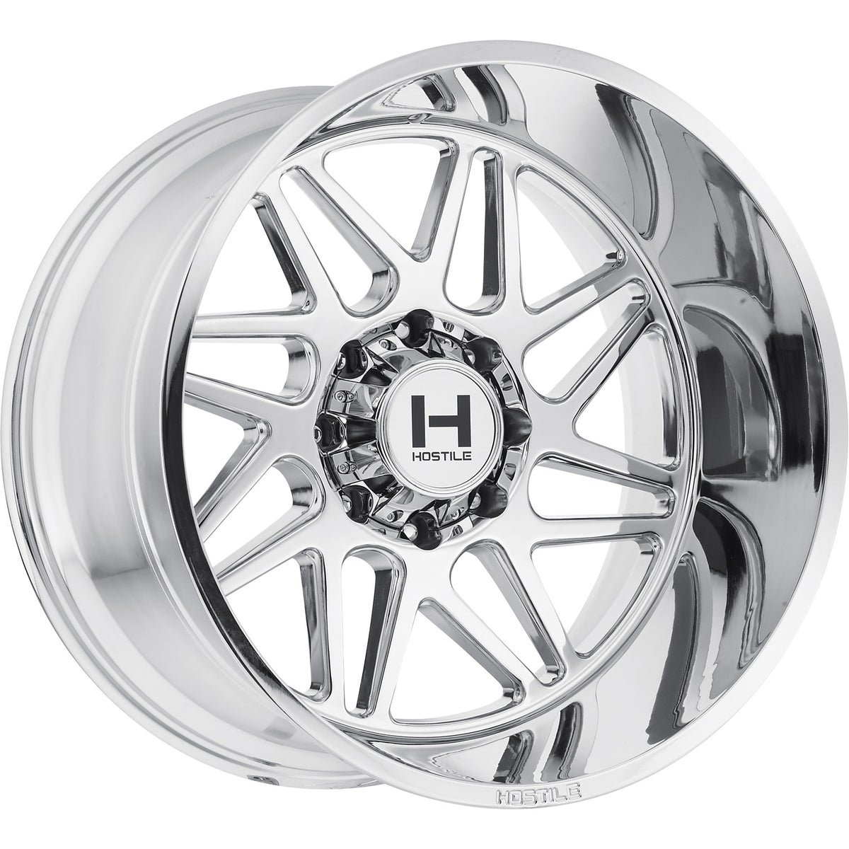 Hostile H108 SPROCKET Chrome wheel