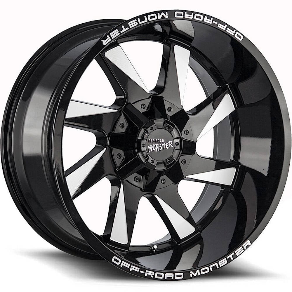 Off-Road Monster M80 Black/Machined wheel
