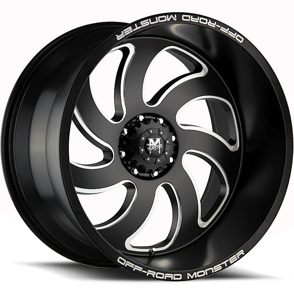 Off-Road Monster M07 Black/Milled wheel