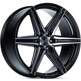 Vossen HF6-2 Black/Machined wheel