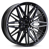 Vossen HF6-5 Black/Machined wheel