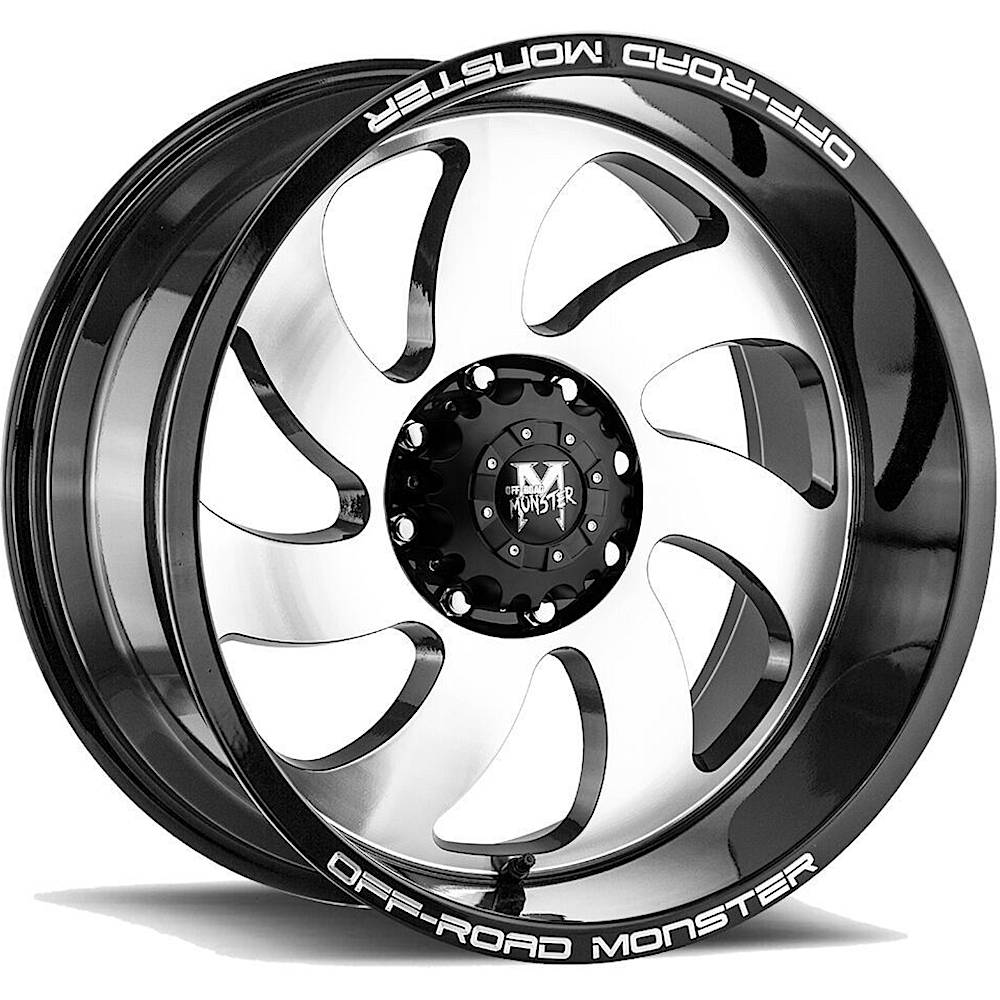 Off-Road Monster M07 Black/Machined wheel