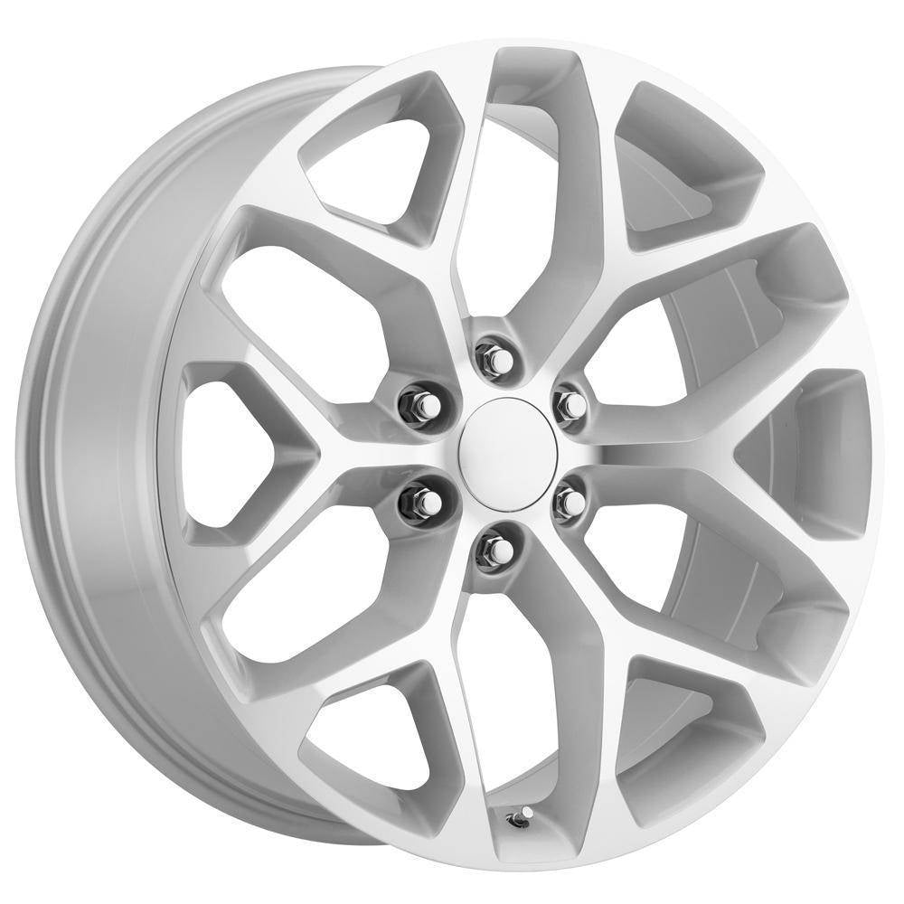 Strada Replicas SNOWFLAKE Silver/Machined wheel