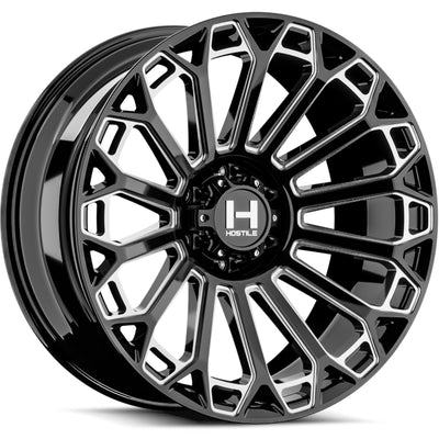 Hostile H142 WARRIOR Black/Milled wheel