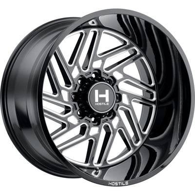 Hostile Jigsaw Black/Milled wheel