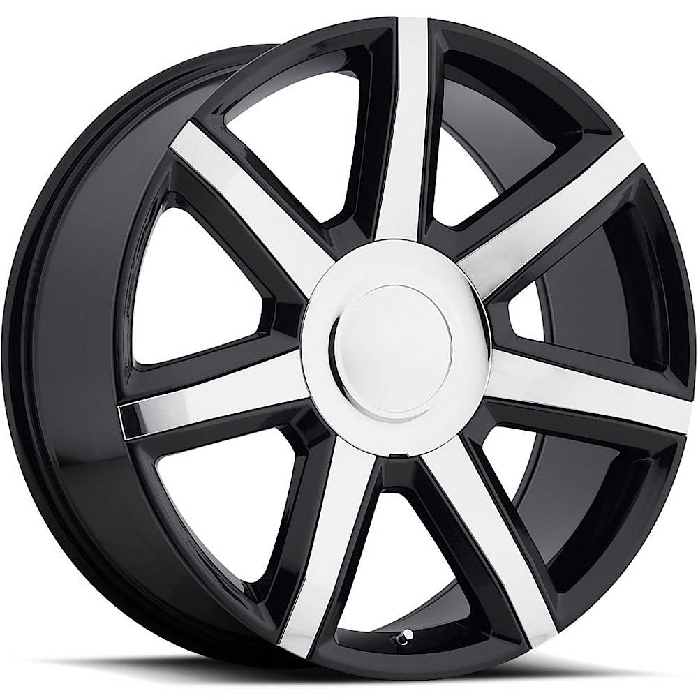 Factory Reproductions FR56 Black/Chrome wheel