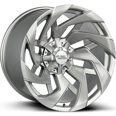 Off-Road Monster M24 Silver wheel