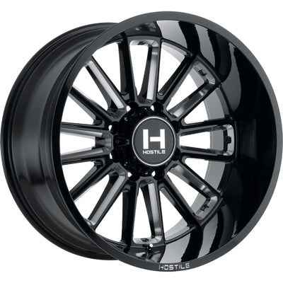 Hostile H115 PREDATOR Black/Milled wheel