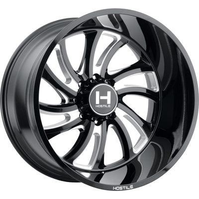 Hostile Demon Black/Milled wheel