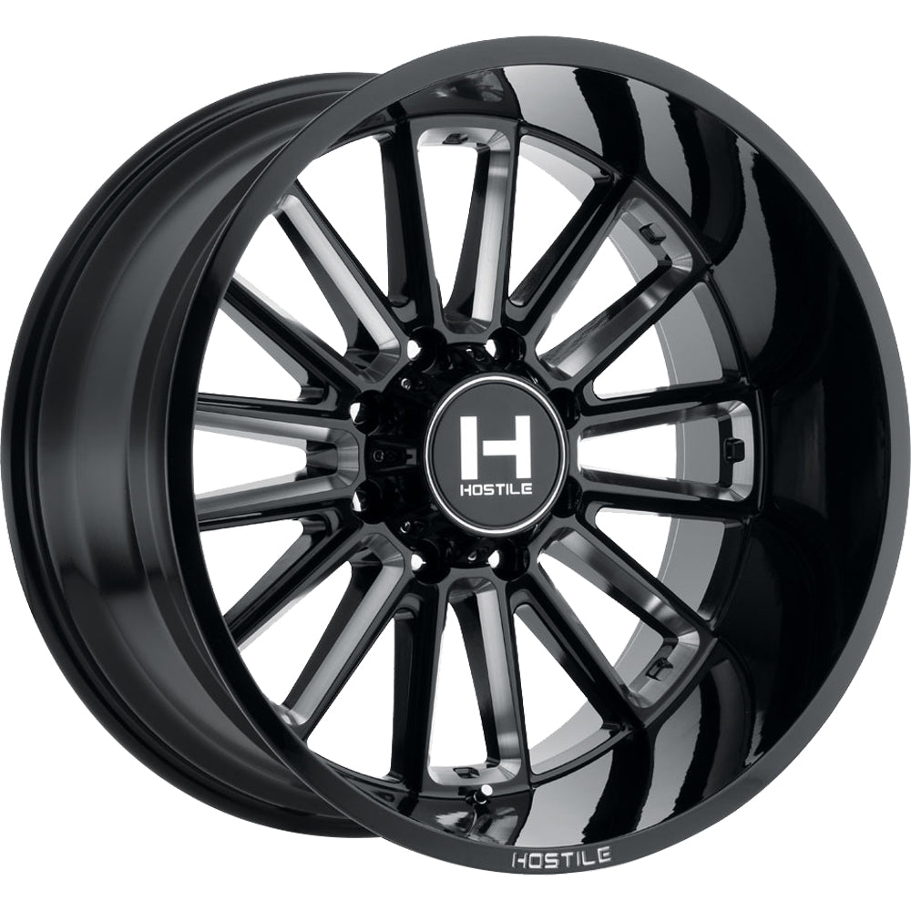 Hostile H115 PREDATOR Black/Milled wheel