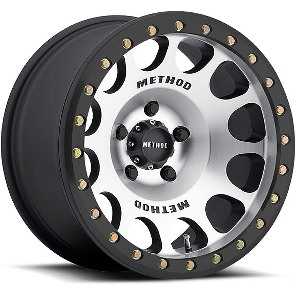 Method Race Wheels MR105 BEADLOCK Black/Machined wheel