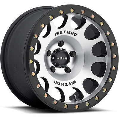 Method Race Wheels MR105 BEADLOCK Black/Machined wheel