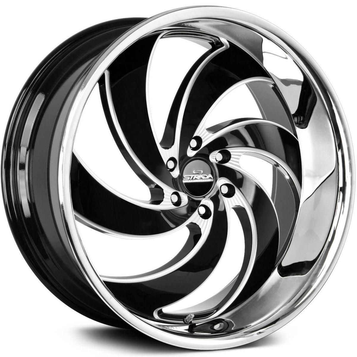 Strada RETRO 6 Black/Machined/Chrome wheel