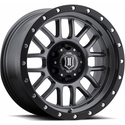 Icon Alpha Gunmetal/Black wheel
