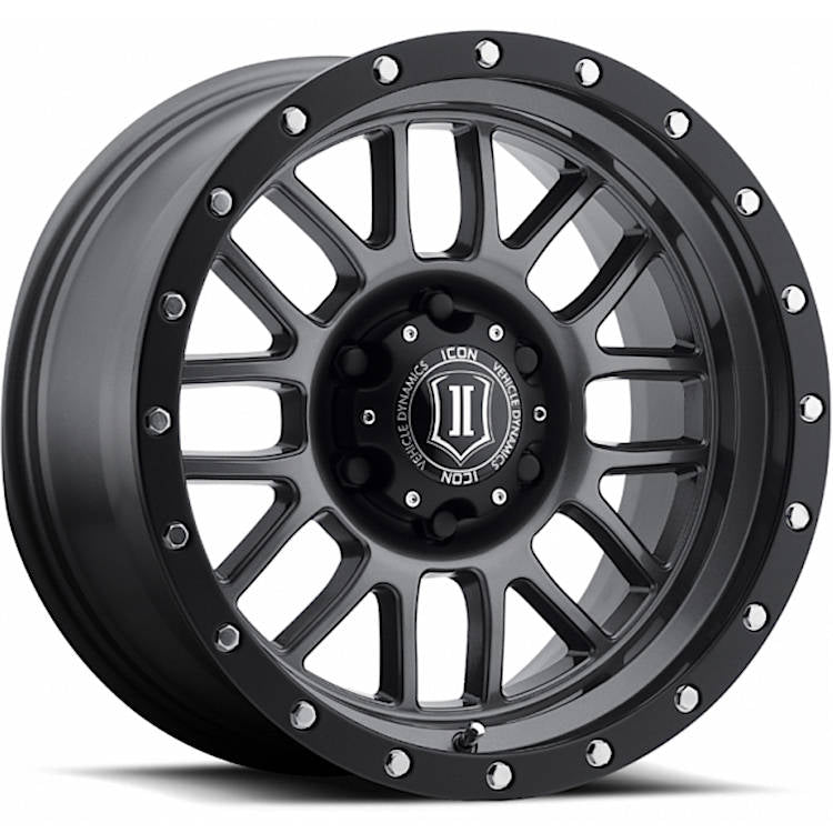 Icon Alpha Gunmetal/Black wheel