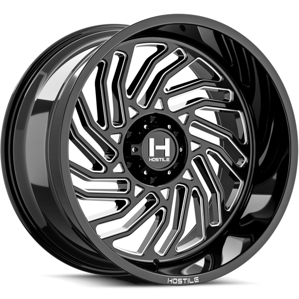 Hostile H140 TWISTER Black/Milled wheel