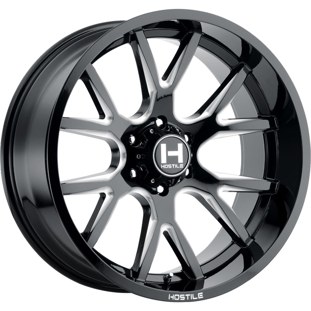 Hostile Rage Black/Milled wheel