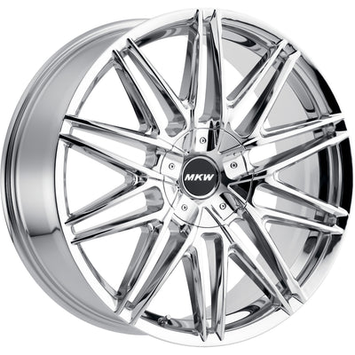 MKW M124 Chrome wheel