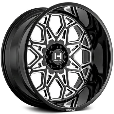 Hostile H132 ANVIL Black/Milled wheel