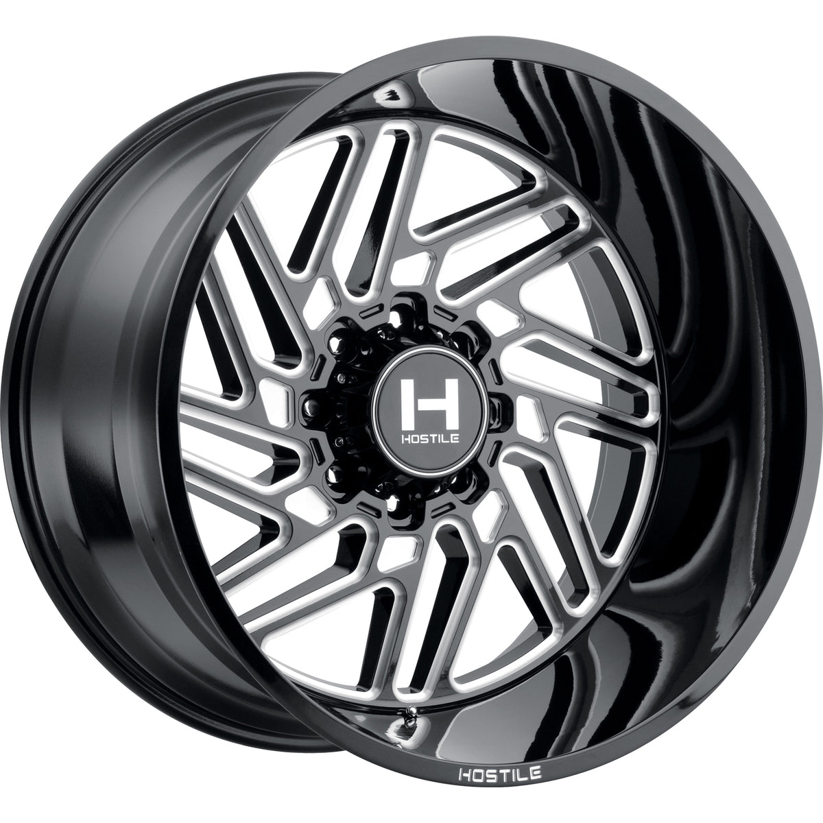 Hostile Jigsaw Black/Milled wheel