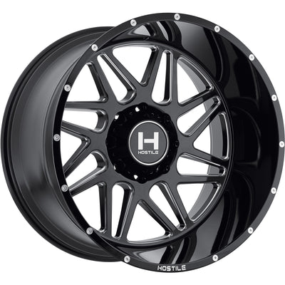 Hostile Sprocket Black/Milled wheel