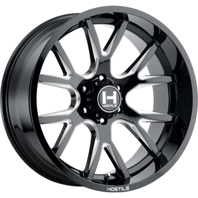 Hostile Rage Black/Milled wheel