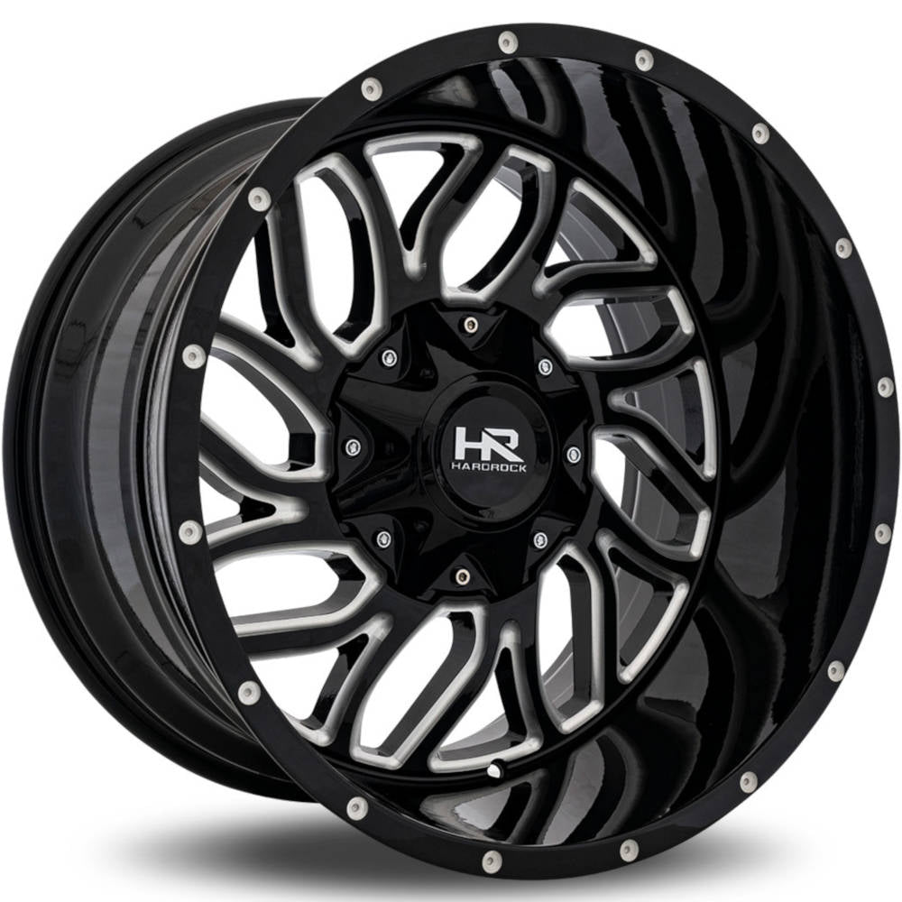 Hardrock Destroyer Black/Machined wheel