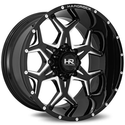 Hardrock H507 RECKLESS XPOSED Black/Machined wheel