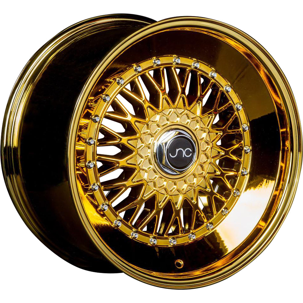 JNC JNC004S Gold/Chrome wheel