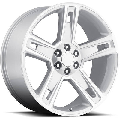 Factory Reproductions FR34 SILVERADO Silver/Machined wheel